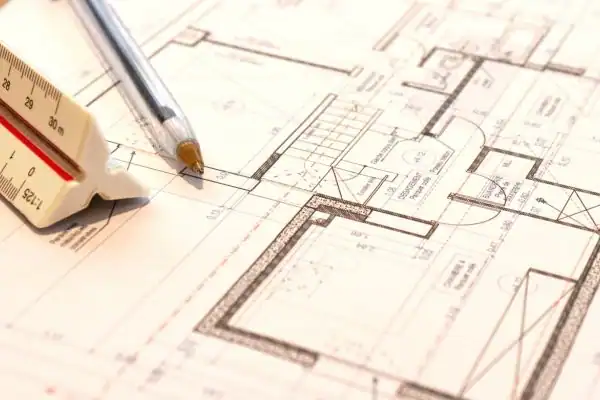 Image of architect Kesgrave drawings